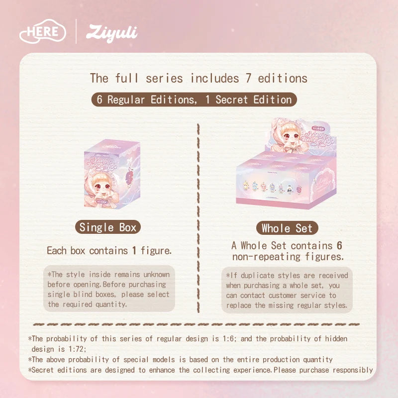 ZIYULI-Magic Tailor Shop Series Figures Blind Box