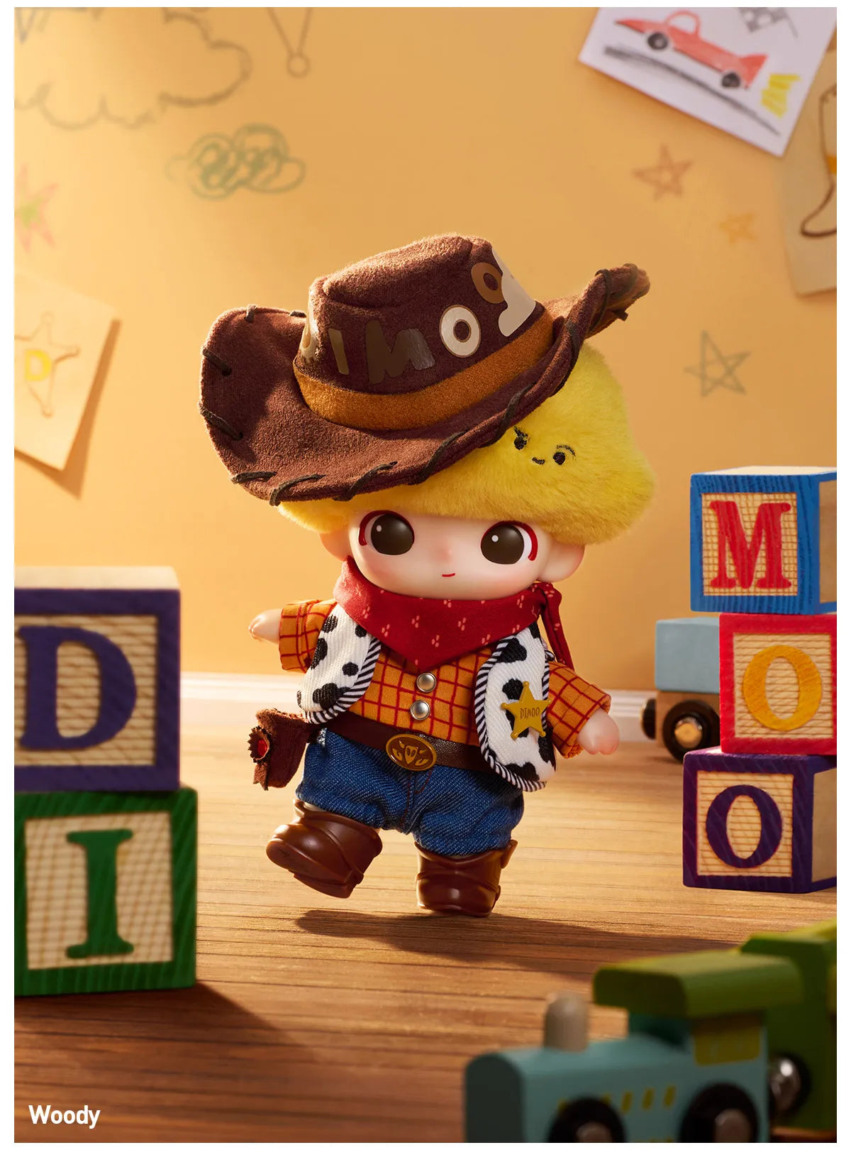 DIMOO WORLD × PIXAR Series - Vinyl Plush Pendant Blind Box