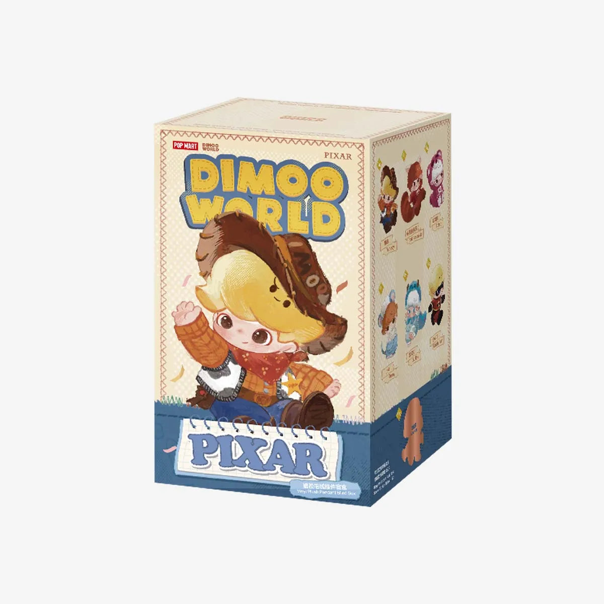 DIMOO WORLD × PIXAR Series - Vinyl Plush Pendant Blind Box