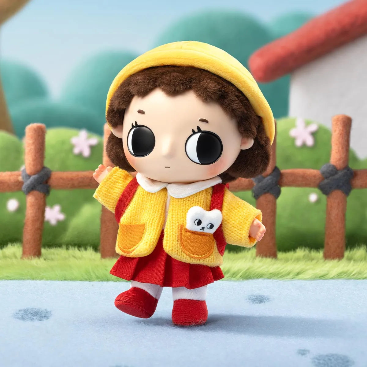 Nyota × Chibi Maruko Chan Plush Doll Pendant