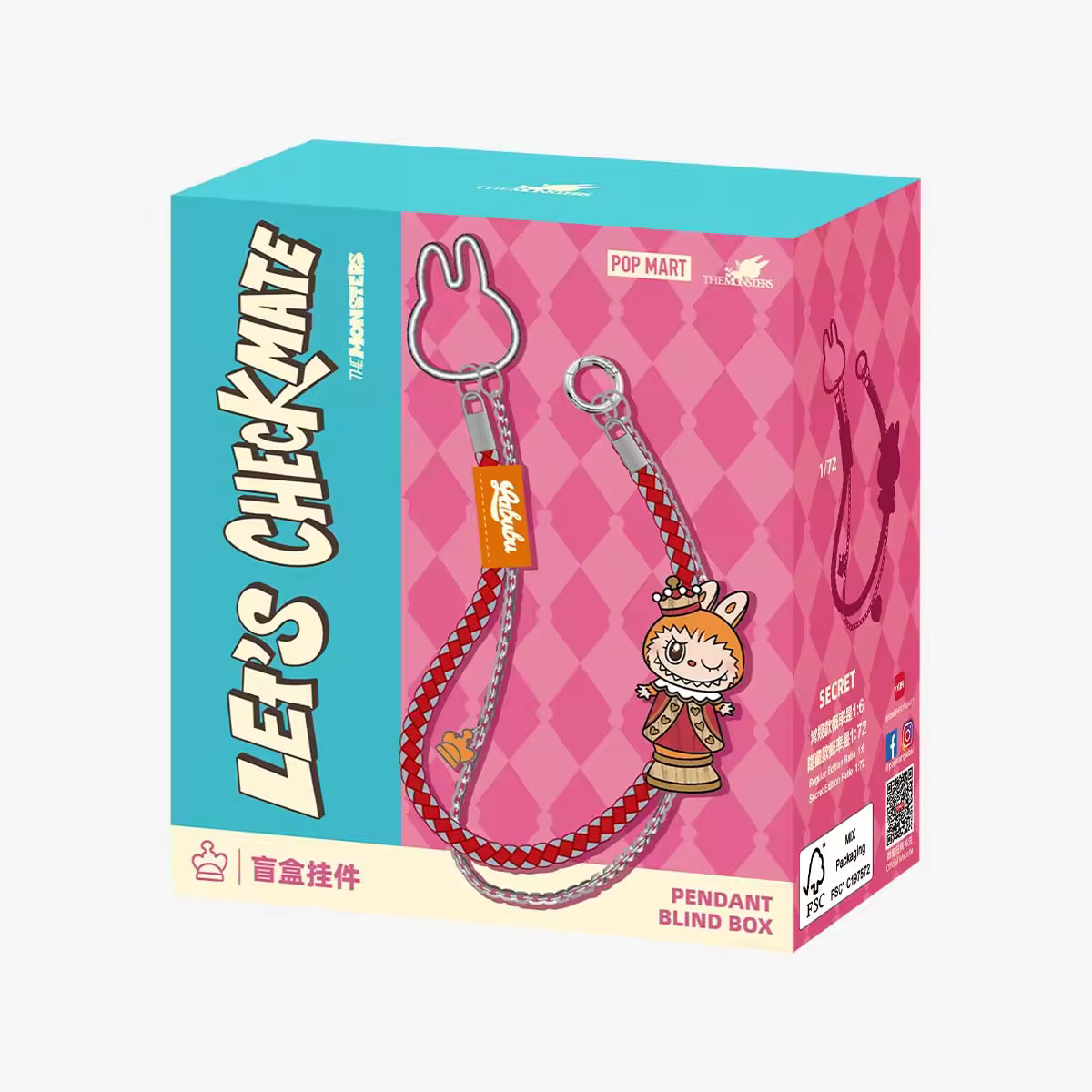 THE MONSTERS Let's Checkmate Series-Pendant Blind Box