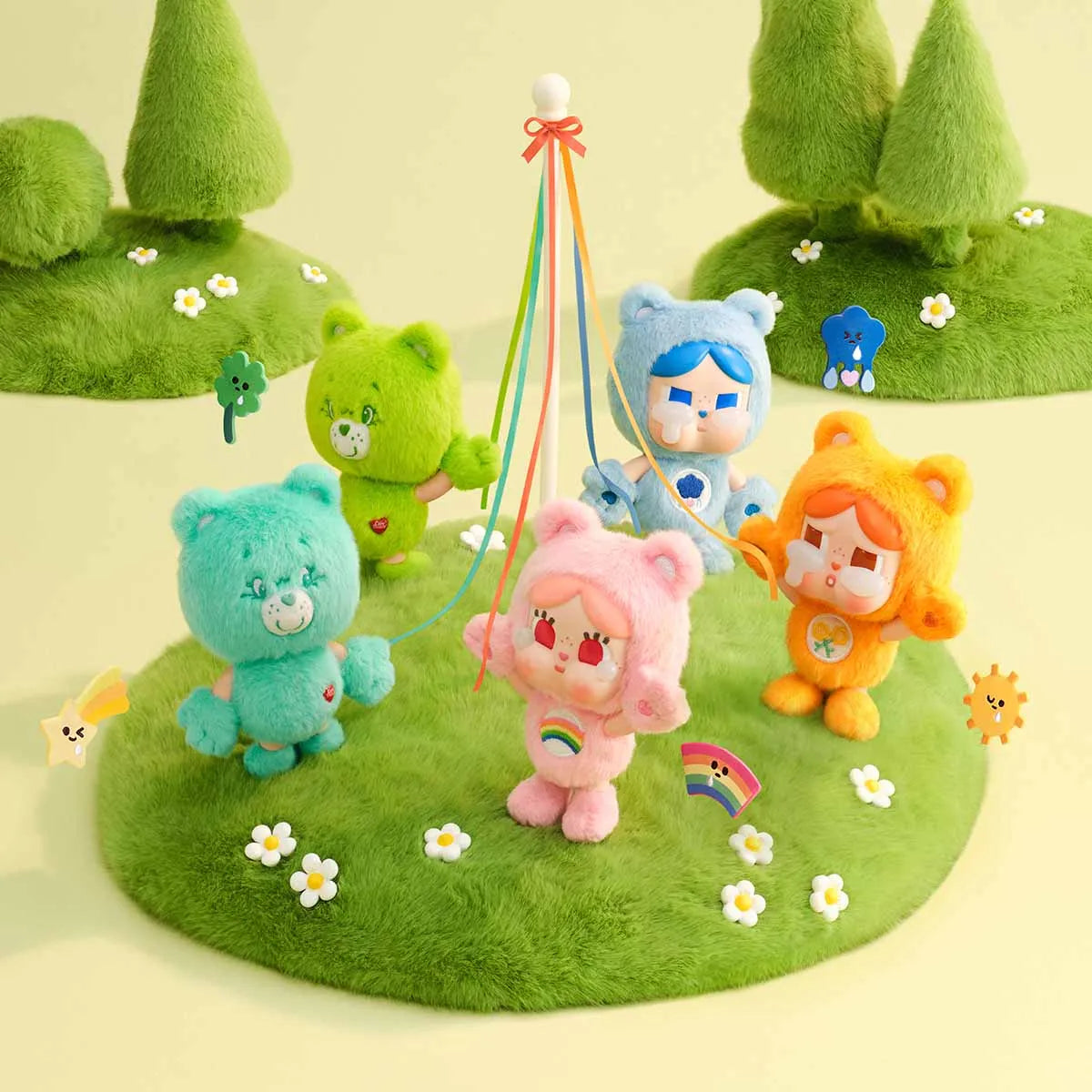 NEWCRYBABY × Care Bears Series - Vinyl Plush Pendant Blind Box