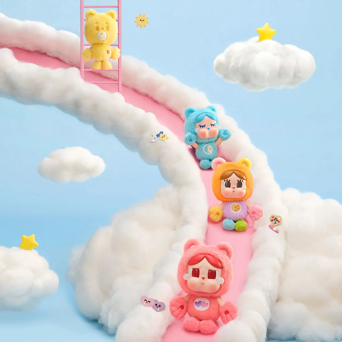 NEWCRYBABY × Care Bears Series - Vinyl Plush Pendant Blind Box