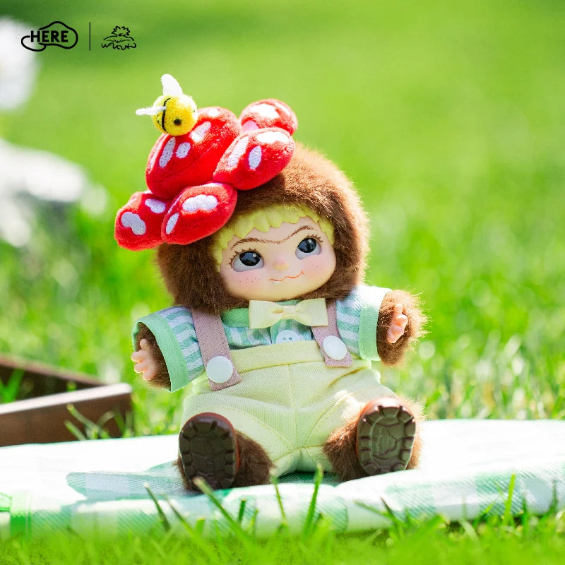 WAKUKU Flower Gentleman Vinyl Plush Doll Pendant