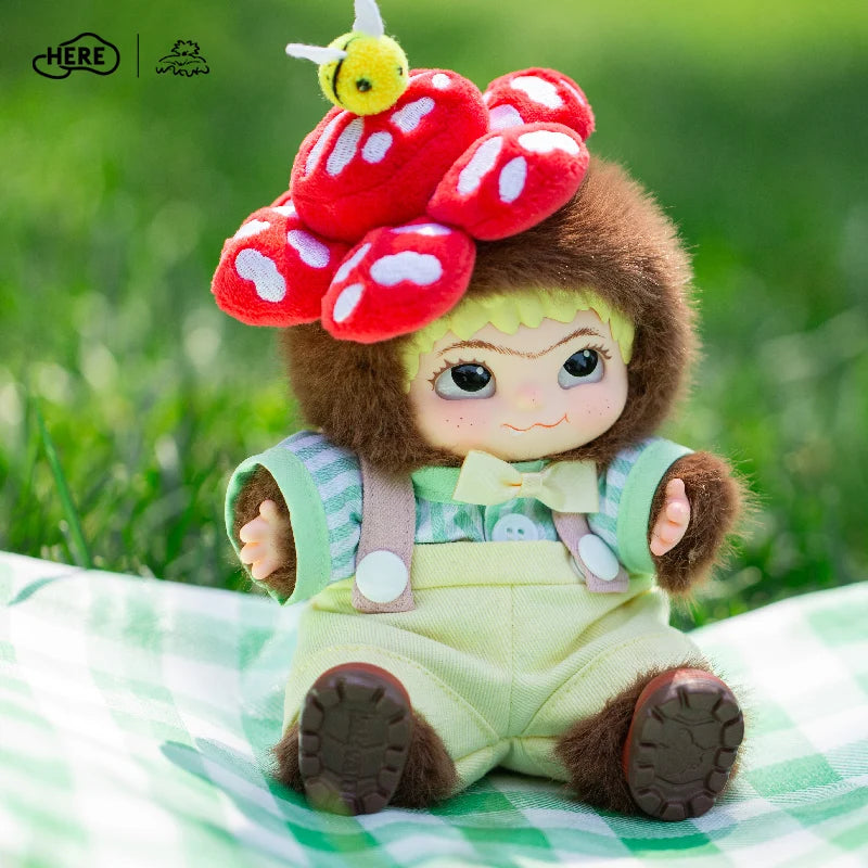 WAKUKU Flower Gentleman Vinyl Plush Doll Pendant