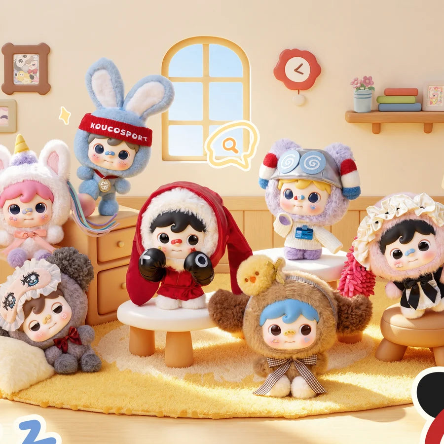 KOUCOMI Every Moment Series Plush Blind Box — Collectible Plush Blind Box